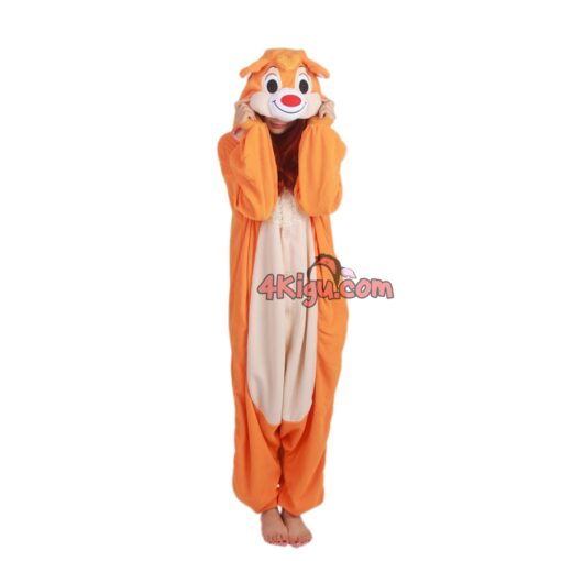 Squirrel Character Onesie One Piece Pajamas