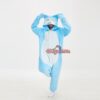 Flannel Kigurumi Jumpsuit Light Blue Snorl Normal ax