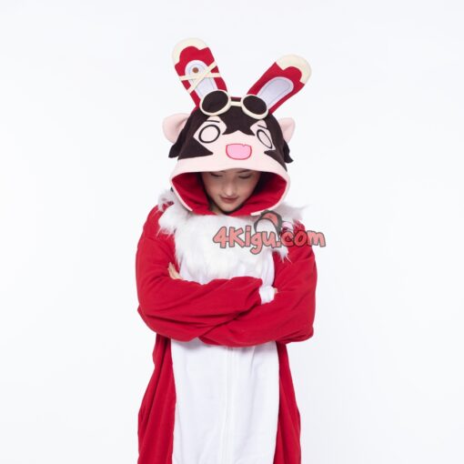 Amber Baron Bunny Kigurumi Character Cosplay Onesies - Image 4