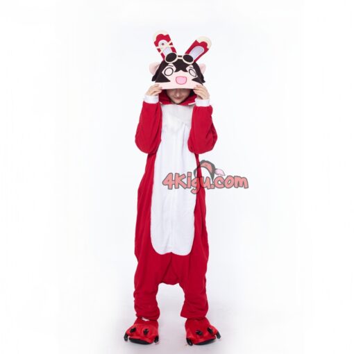 Amber Baron Bunny Kigurumi Character Cosplay Onesies - Image 2