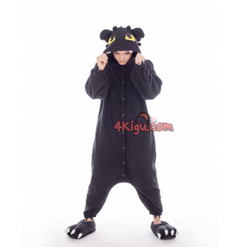 Toothless The Dragon Kigurumi Fashion Onesie - Image 2