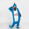 Dark Bowser Blue King Koopa Kigurumi Mario Boss Game Costume