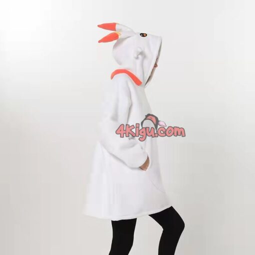 Scorbunny Anime Wearable Blankets Girl Kigurumi Hoodie - Image 3