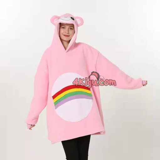 Cheer Bear Wearable Blankets Adult Kigurumi Hoodie - Image 3