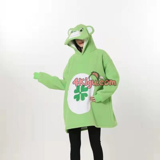 Goodluck Bear Wearable Blankets Girl Kigurumi Hoodie - Image 4