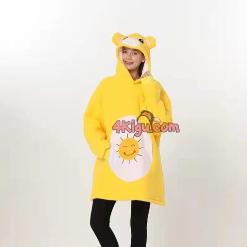 Funshine Bear Wearable Blankets Adult Kigurumi Hoodie