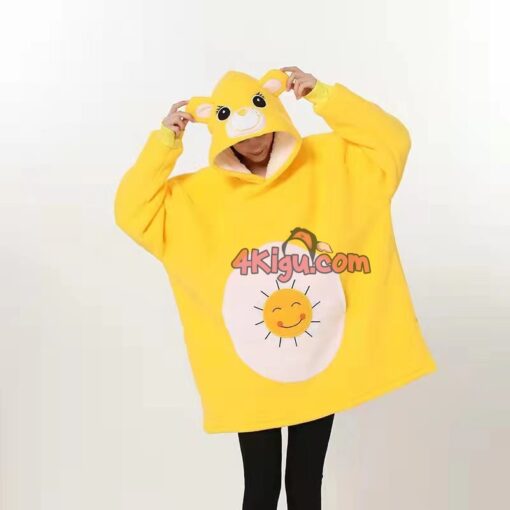 Funshine Bear Wearable Blankets Adult Kigurumi Hoodie - Image 4