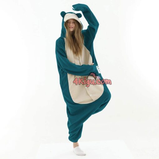 Snorlax Kigurumi Relaxo Ronflex Onesie - Image 3