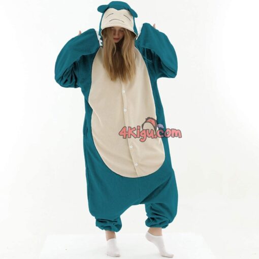 Snorlax Kigurumi Relaxo Ronflex Onesie - Image 4