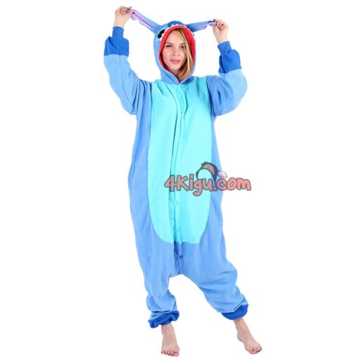 Stitch Kigurumi Adult Style Onesie - Image 2