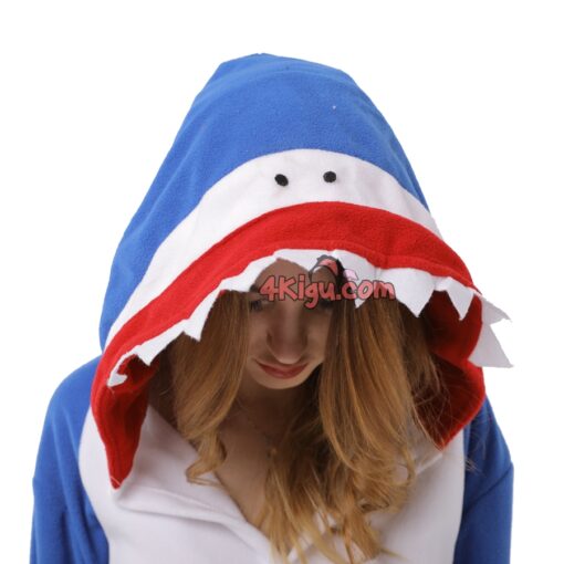 Blue Shark Kigurumi Animal Onessies - Image 3