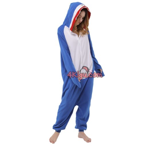 Blue Shark Kigurumi Animal Onessies