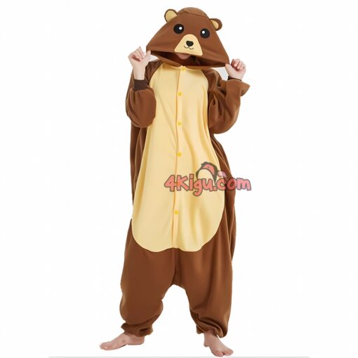 Brown Bear Kigurumi Animal Onessies - Image 3