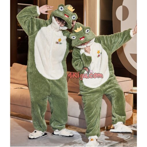 Frog Prince Lovers Kigurumi Couple Pajamas