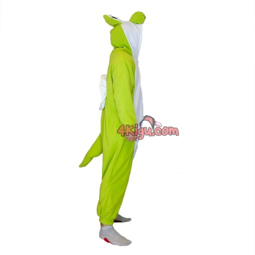 Green Yoshi Kigurumi Simple Style Pajamas - Image 4