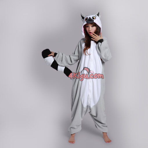 Lemur Kigurumi Animal Onesie - Image 4