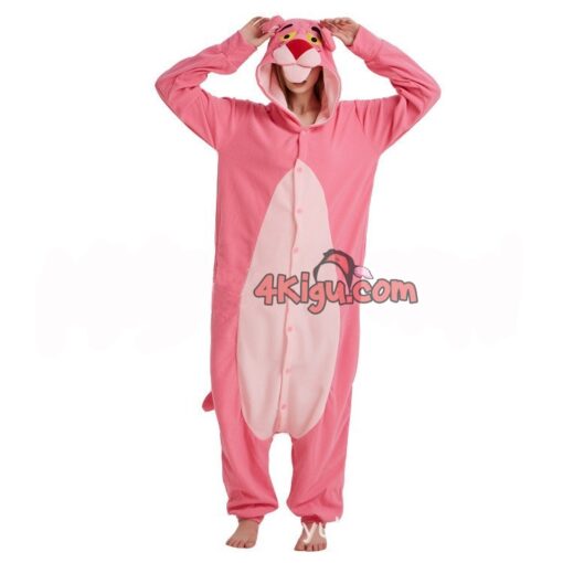 Pink Panther Cartoon Kigurumi Pajamas - Image 2