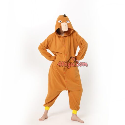 Psyduck Kigurumi Pocket Monsters Style Jumpsuit - Image 3