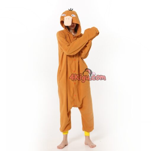 Psyduck Kigurumi Pocket Monsters Style Jumpsuit - Image 2