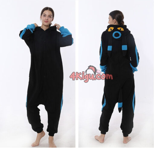 Shiny Umbreon Kigurumi Style Onesie