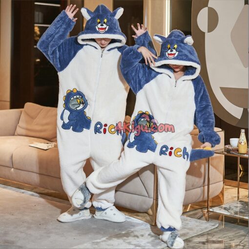 Tom Cat Lovers Kigurumi Couple Pajamas - Image 3