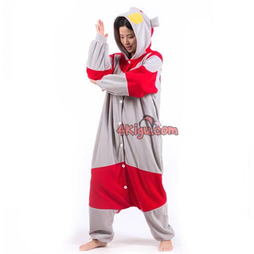 Ultraman Anime Party Kigurumi Pajamas - Image 2