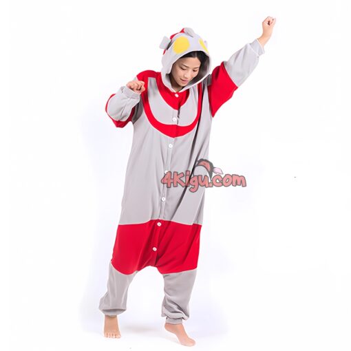 Ultraman Anime Party Kigurumi Pajamas - Image 3