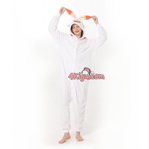 Scorbunny Kigurumi Style Jumpsuit - Image 3