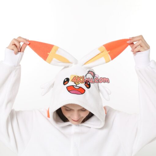 Scorbunny Kigurumi Style Jumpsuit - Image 4