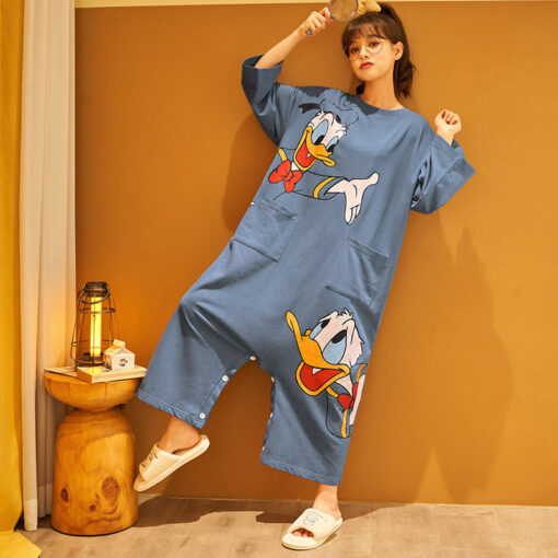 Duck Kawaii Character Cotton Nightdress - Image 3