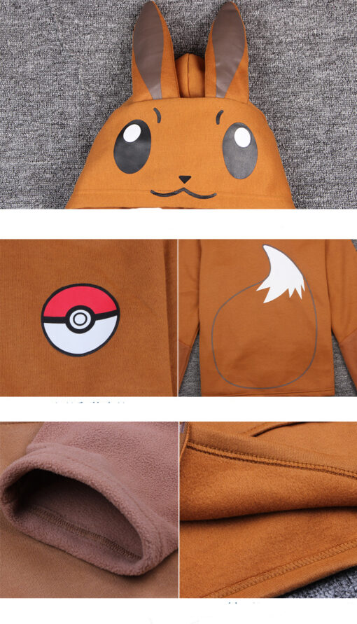 Eeve Kigurumi Hoodie - Image 3