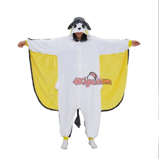 Flannel Emolga Kigurumi Pocket Monsters Pajamas - Image 3