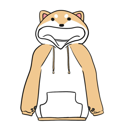 Shiba Inu Dog Kawaii Hoodie - Image 4