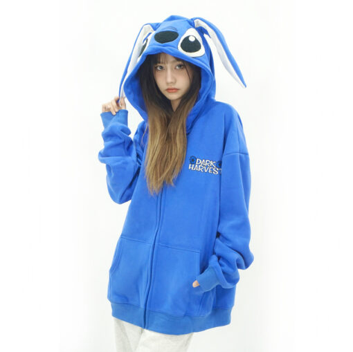 Stitch Kawaii Kigurumi Hoodie - Image 4