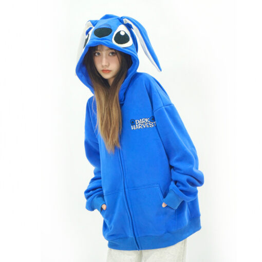 Stitch Kawaii Kigurumi Hoodie - Image 3