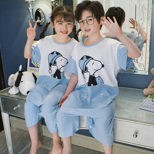 Beagle Dog Cartoon Cotton Pajamas - Image 3