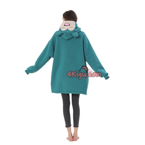 Smiling Snorlax Kigurumi Wearable Blankets Hoodie