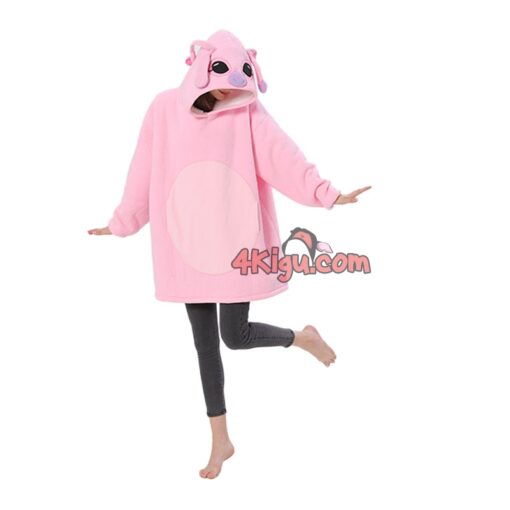 Angel Stitch Kigurumi Wearable Blankets Hoodie