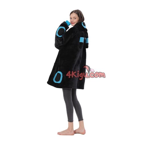 Shiny Umbreon Kigurumi Wearable Blankets Hoodie - Image 2