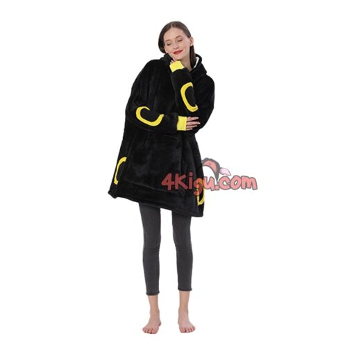 Umbreon Kigurumi Wearable Blankets Hoodie - Image 2