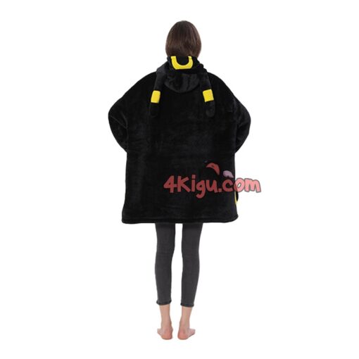 Umbreon Kigurumi Wearable Blankets Hoodie - Image 4