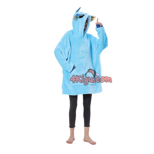 Vaporeon Kigurumi Wearable Blankets Hoodie