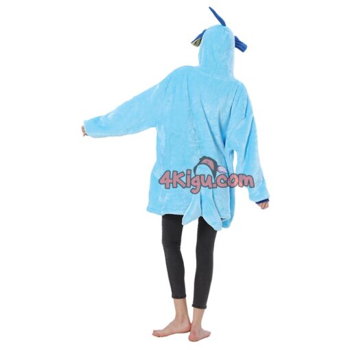 Vaporeon Kigurumi Wearable Blankets Hoodie - Image 5