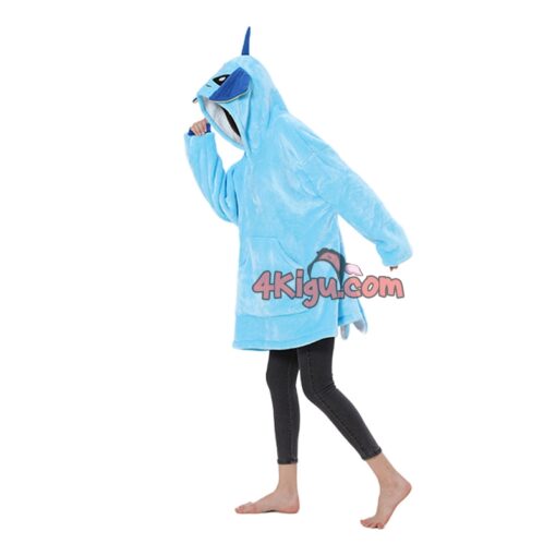 Vaporeon Kigurumi Wearable Blankets Hoodie - Image 2