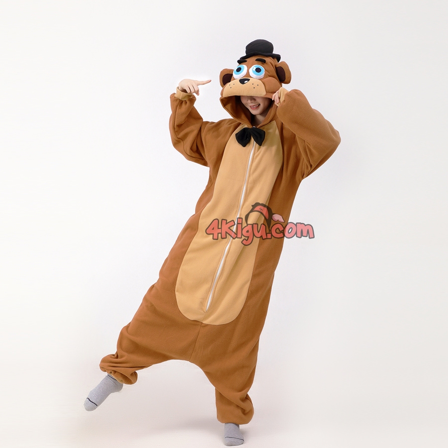 This image has an empty alt attribute; its file name is Freddy-Fazbear-Kigurumi-Halloween-Cosplay-Onesie-3.jpg