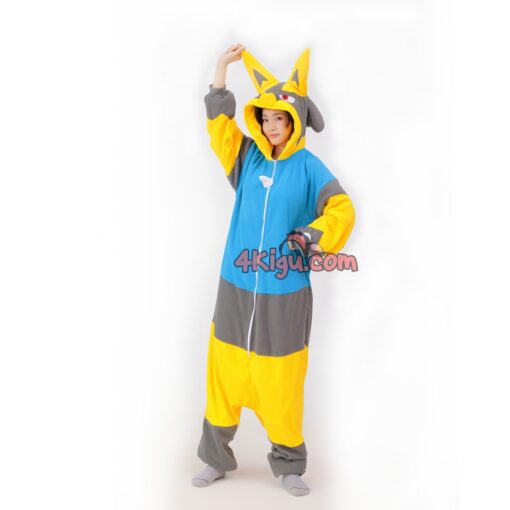 Shiny Lucario Kigurumi Onesie - Image 2