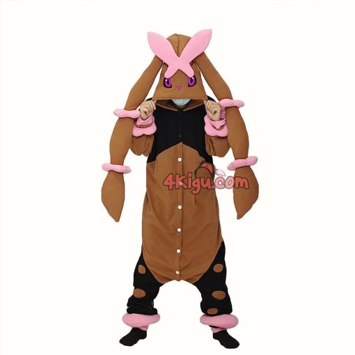 Shiny Mega Lopunny Kigurumi Onesie - Image 2