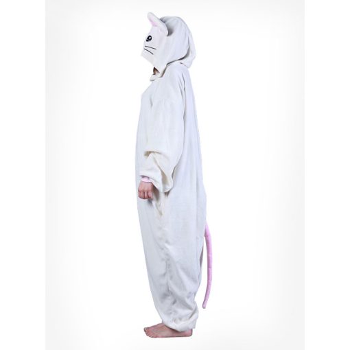 White Mouse Kigurumi Animal Onesie Costume - Image 2