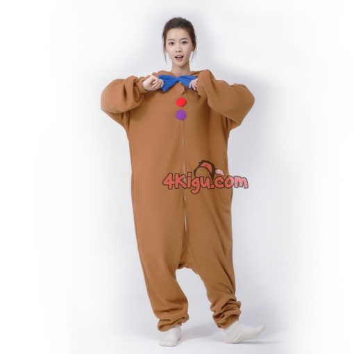 Chocolate Bonnie Kigurumi FNAF Bunny Onesie - Image 7