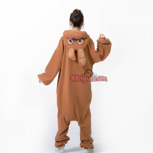 Chocolate Bonnie Kigurumi FNAF Bunny Onesie - Image 6